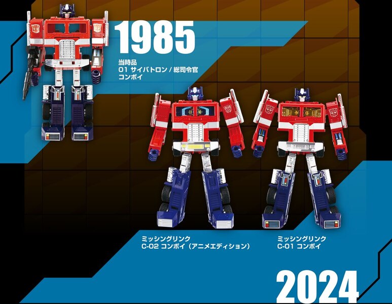 Image Of Missing Link C 01 Convoy Takara Tomy 40th Anniversary Transformers Series  (21 of 22)